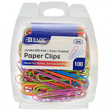 Jumbo (50mm) Color Paper Clips (100/pack)