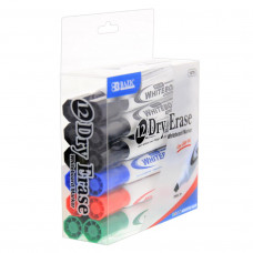 Assorted Color Chisel Tip Dry-Erase Markers (12/Box)