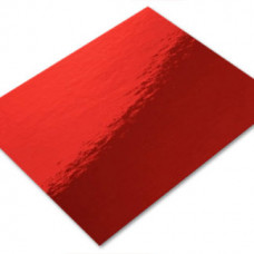 Hygloss Red Metallic Foil Poster Board, 20″ x 26″ 