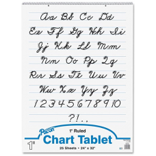 Pacon Chart Tablet, 24"x32", 25 Sheet