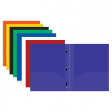 3-Prong Poly Folder w/ 2-Pocket Polypropylene Portfolio 