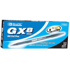 GX-8 Black Oil-Gel Ink Pen (12/Box)