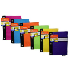 Bright Color 3-Ring Pencil Pouch